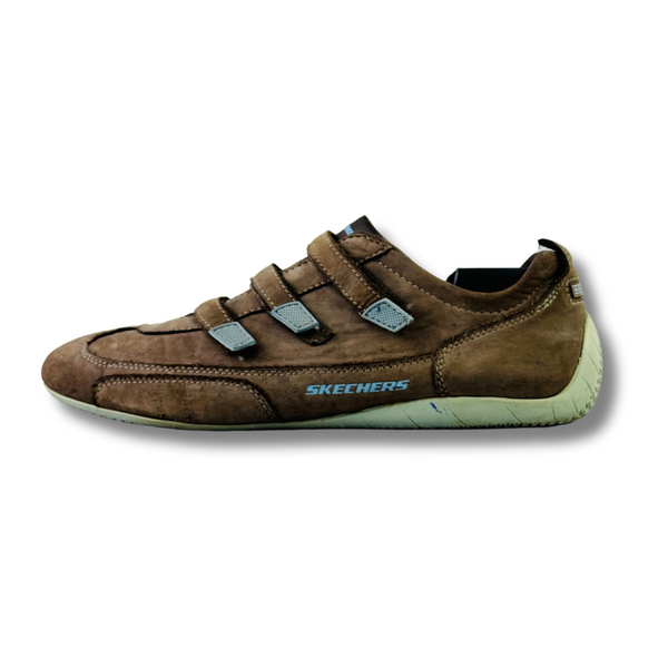 SKETCHERS BROWN LEATHER