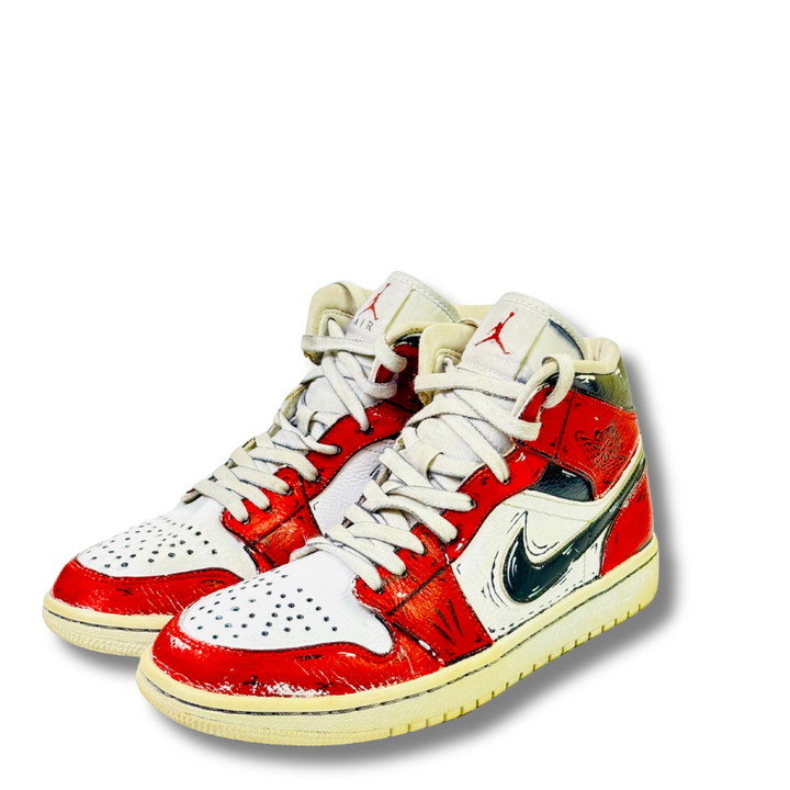 NIKE AIR JORDAN 1 CHICAGO COMIC STYLE - Kicksterr