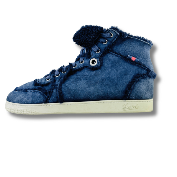GUCCI SEUDE HIGH TOP SNEAKER