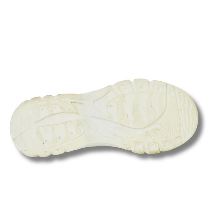 VALENTINO WHITE LEATHER AND SEUDE - Kicksterr