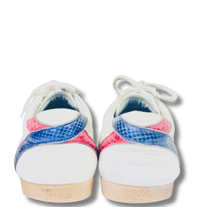 GUCCI LEATHER SNEAKER - Kicksterr